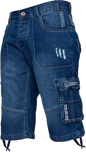 Denim Cargo Short Pants for Men