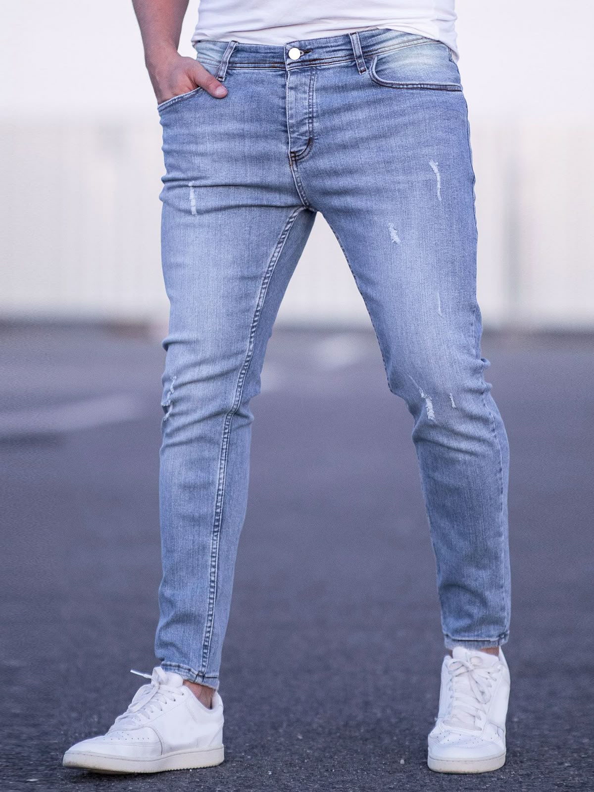 Denim Full-Long Pants for Men