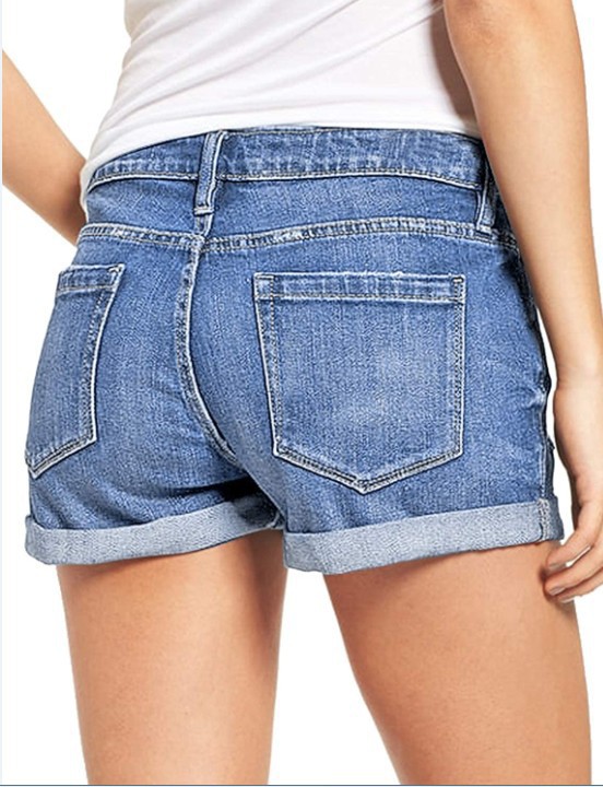 Women's Denim Shorts Light Blue